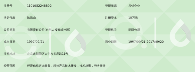 北京太科信息咨询服务